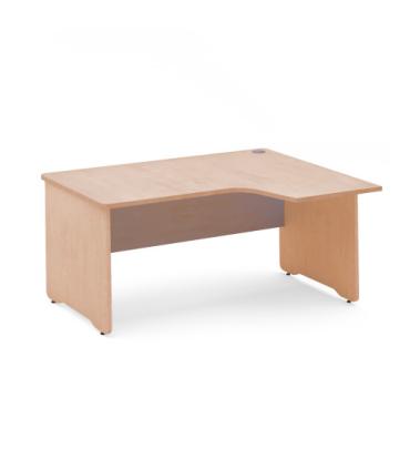 MESA DE OFICINA SERIE WORK CON FORMA DE L DERECHA 160X120 HAYA/HAYA ROCADA 2051AA01V24