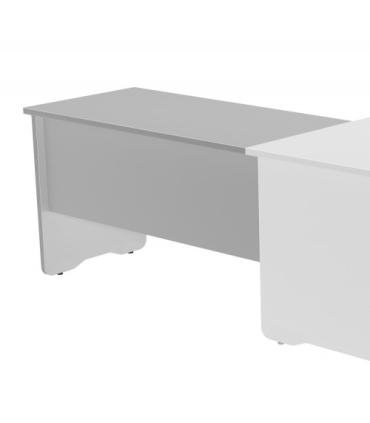 ALA PARA MESA DE OFICINA SERIE WORK 100X60 GRIS / GRIS ROCADA 2102AN02V24
