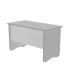 MESA DE OFICINA SERIE WORK 120X60 GRIS / GRIS ROCADA 2000AN02V24