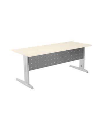 FALDÓN METÁLICO GRIS PARA MESA DE OFICINA SERIE METAL MEDIDA 160 CM. ROCADA 2936