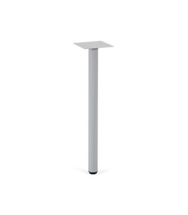 COLUMNA PARA MESA DE OFICINA CON FORMA DE L SERIE METAL COLOR GRIS ROCADA 2945
