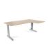 MESA DE OFICINA SERIE METAL FORMA L DERECHA 180X120 GRIS / HAYA ROCADA 2052AC01
