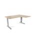 MESA DE OFICINA SERIE METAL FORMA L DERECHA 160X120 GRIS / HAYA ROCADA 2051AC01