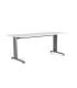 MESA DE OFICINA SERIE METAL 200X80 GRIS / BLANCO ROCADA 2004AC04