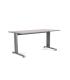 MESA DE OFICINA SERIE METAL 180X80 GRIS / GRIS ROCADA 2003AC02