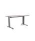 MESA DE OFICINA SERIE METAL 160X80 GRIS / GRIS ROCADA 2002AC02
