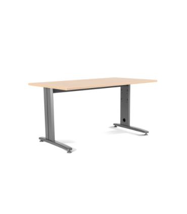 MESA DE OFICINA SERIE METAL 160X80 GRIS / HAYA ROCADA 2002AC01