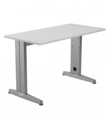 MESA DE OFICINA SERIE METAL 120X60 GRIS / GRIS ROCADA 2000AC02