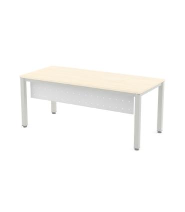 FALDÓN METÁLICO BLANCO PARA MESA DE OFICINA SERIE EXECUTIVE, BLANCA Y TOTAL 180CM. ROCADA 2941W