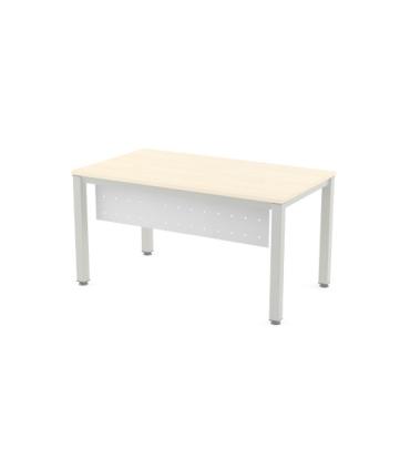 FALDÓN METÁLICO BLANCO PARA MESA DE OFICINA SERIE EXECUTIVE, BLANCA Y TOTAL 140CM. ROCADA 2939W