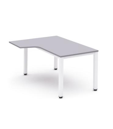 MESA DE OFICINA SERIE EXECUTIVE FORMA L IZQUIERDA 180X120 BLANCO/GRIS ROCADA 2054AM02