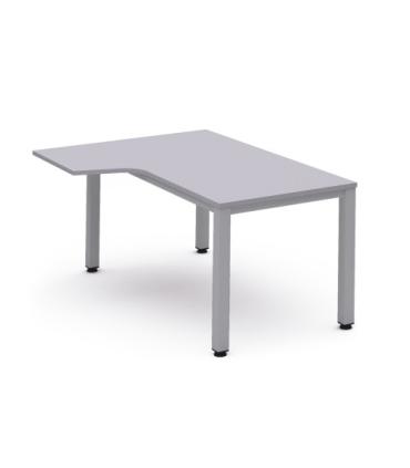 MESA DE OFICINA SERIE EXECUTIVE FORMA L IZQUIERDA 180X120 GRIS / GRIS ROCADA 2054AD02