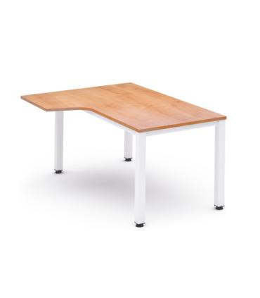 MESA DE OFICINA SERIE EXECUTIVE FORMA L IZQUIERDA 160X120 BLANCO/ROBLE ROCADA 2053AM08