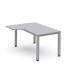 MESA DE OFICINA SERIE EXECUTIVE FORMA L IZQUIERDA 160X120 GRIS / GRIS ROCADA 2053AD02