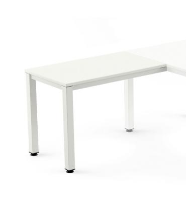 ALA PARA MESA SERIE EXECUTIVE 100X60 BLANCO / BLANCO ROCADA 2107AM04
