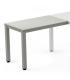 ALA PARA MESA SERIE EXECUTIVE 100X60 GRIS / GRIS ROCADA 2107AD02