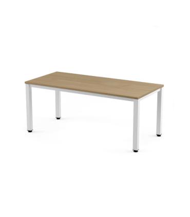 MESA DE OFICINA SERIE EXECUTIVE 160X80 BLANCO/ ROBLE ROCADA 2002AM08