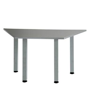 MESA MODULAR TRAPEZOIDAL COLOR GRIS 140X70CM ROCADA 7520N