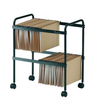 CARRO CARPETAS COLGANTES FOLIO NEGRO ROCADA 300