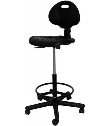 TABURETE MODELO PATERNA POLIURETANO NEGRO PIQUERAS Y CRESPO T31