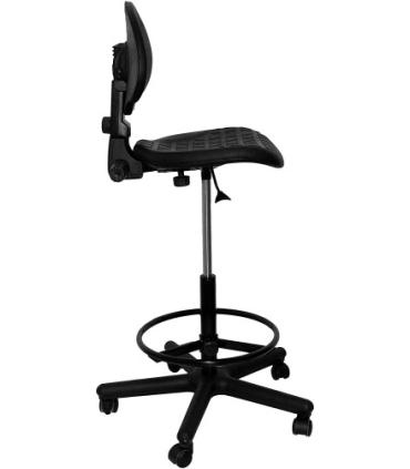 TABURETE MODELO PATERNA POLIURETANO NEGRO PIQUERAS Y CRESPO T31