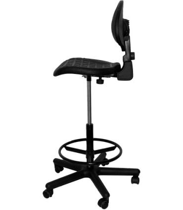 TABURETE MODELO PATERNA POLIURETANO NEGRO PIQUERAS Y CRESPO T31