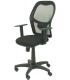 SILLA MODELO ALOCÉN MALLA NEGRA BRAZO REGULABLE ASIENTO BALI NEGRO PIQUERAS Y CRESPO 345SNBALI840B10