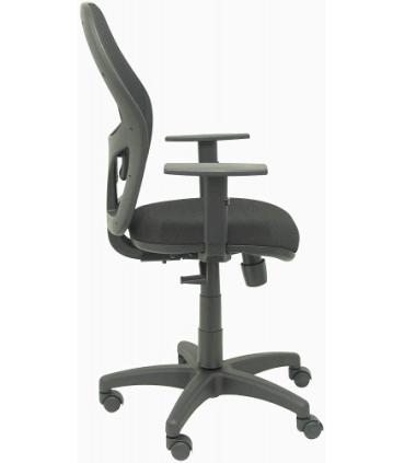 SILLA MODELO ALOCÉN MALLA NEGRA BRAZO REGULABLE ASIENTO BALI NEGRO PIQUERAS Y CRESPO 345SNBALI840B10