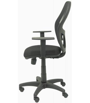 SILLA MODELO ALOCÉN MALLA NEGRA BRAZO REGULABLE ASIENTO BALI NEGRO PIQUERAS Y CRESPO 345SNBALI840B10