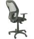 SILLA MODELO ALOCÉN MALLA NEGRA BRAZO REGULABLE ASIENTO BALI NEGRO PIQUERAS Y CRESPO 345SNBALI840B10