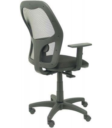 SILLA MODELO ALOCÉN MALLA NEGRA BRAZO REGULABLE ASIENTO BALI NEGRO PIQUERAS Y CRESPO 345SNBALI840B10