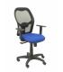 SILLA MODELO ALOCÉN MALLA NEGRA BRAZO REGULABLE ASIENTO BALI AZUL PIQUERAS Y CRESPO 345SNB229B10