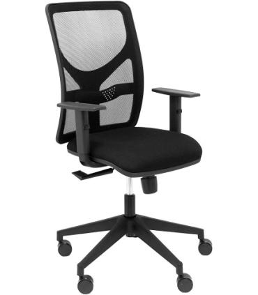 SILLA MODELO MOTILLA MALLA NEGRA BRAZO REGULABLE ASIENTO BALI NEGRO PIQUERAS Y CRESPO 21SBALI840B10