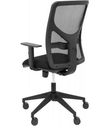 SILLA MODELO MOTILLA MALLA NEGRA BRAZO REGULABLE ASIENTO BALI NEGRO PIQUERAS Y CRESPO 21SBALI840B10