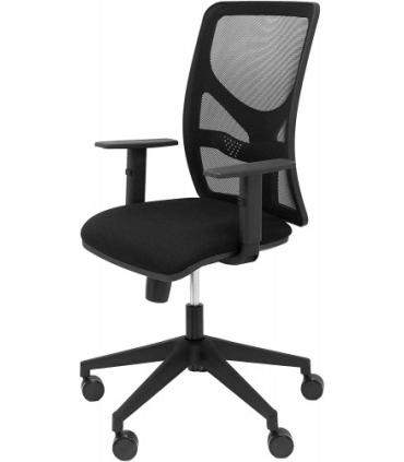 SILLA MODELO MOTILLA MALLA NEGRA BRAZO REGULABLE ASIENTO BALI NEGRO PIQUERAS Y CRESPO 21SBALI840B10