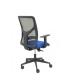 SILLA MODELO MOTILLA MALLA NEGRA BRAZO REGULABLE ASIENTO BALI AZUL PIQUERAS Y CRESPO 21SBALI229B10