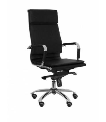 SILLÓN MODELO YESTE SIMIL PIEL NEGRO PIQUERAS Y CRESPO