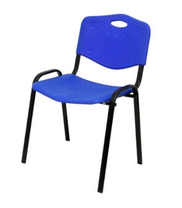 PACK 4 SILLAS CONFIDENTE MODELO ROBLEDO PLÁSTICO AZUL PIQUERAS Y CRESPO PACK426IAZ