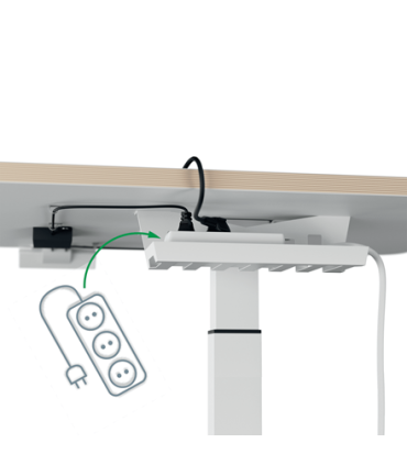 MESA ELEVABLE ELÉCTRICA PEQUEÑA LEITZ ERGO LEITZ 65340001