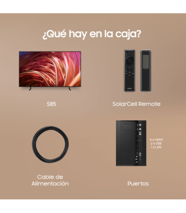 Samsung TV S85D OLED 55” 4K Smart TV con IA 2024