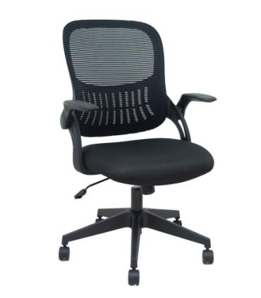 SILLA OPTI544 NEGRA RESPALDO MALLA NEGRO ASIENTO 3D NEGRO FOROL BY PIQUERAS Y CRESPO 544BNM8403D840RN