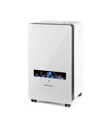 Orbegozo HBF 120 Estufa Llama Azul - Potencia 3800W - Clase Energetica A - Triple Sistema de Seguridad - Transportable y Practic