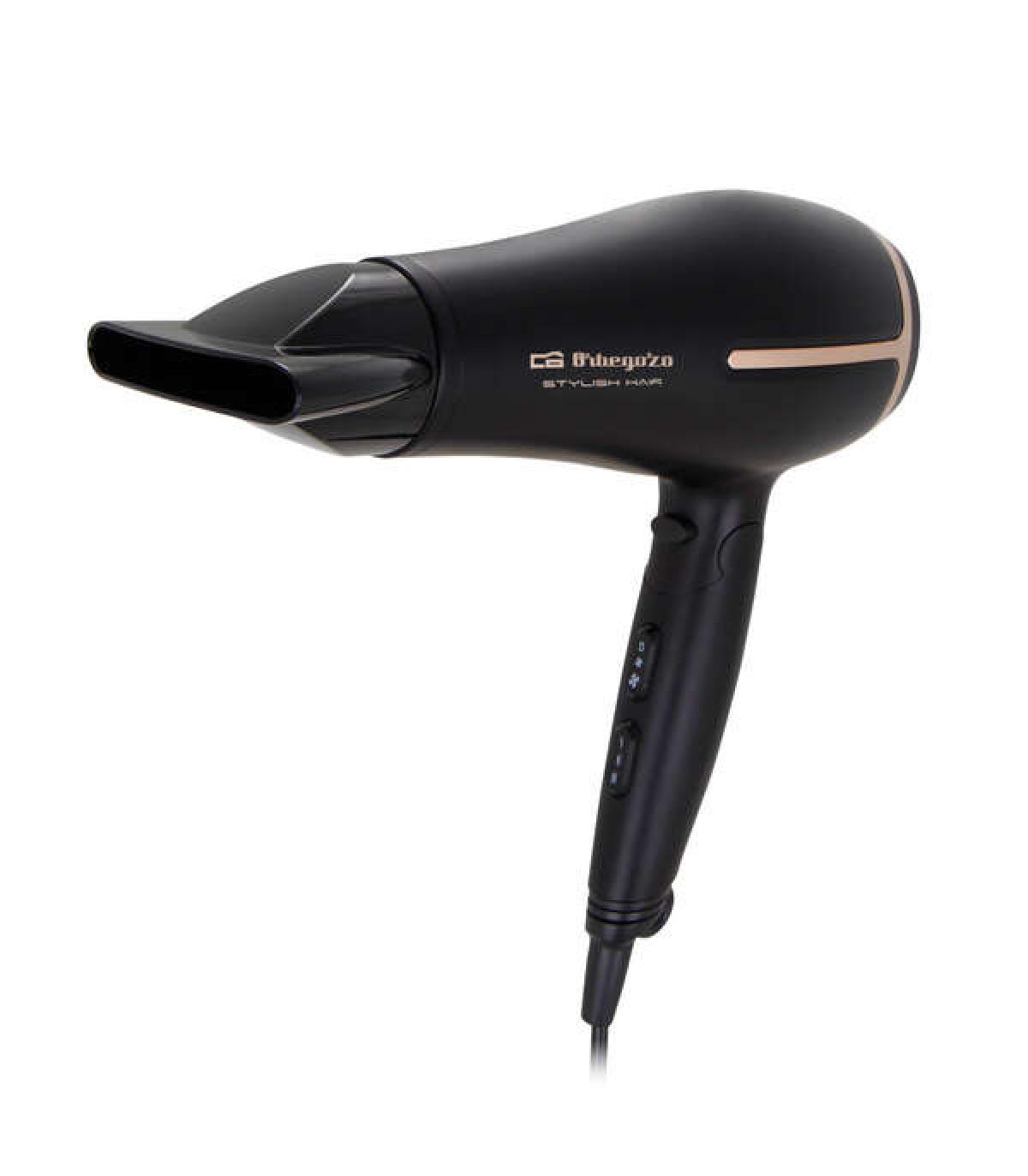 Orbegozo Secador Plegable Profesional - Potencia y Comodidad en un Diseño Compacto - 3 Niveles de Temperatura - 2 Velocidades ..