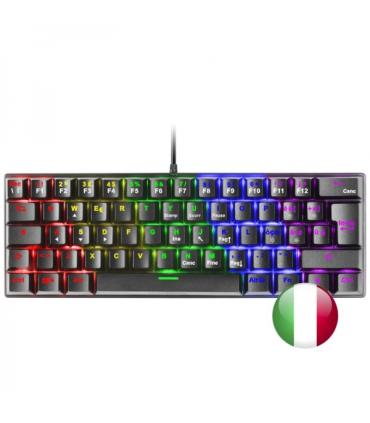 Mars Gaming MK60 Teclado Gaming Mecanico - Ultra-Compacto 60% - Switches Antipolvo - Iluminacion RGB - Teclas Imborrables - Anti