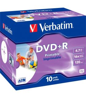 Verbatim Pack de 10 DVD+R Printables 16x 4.7GB