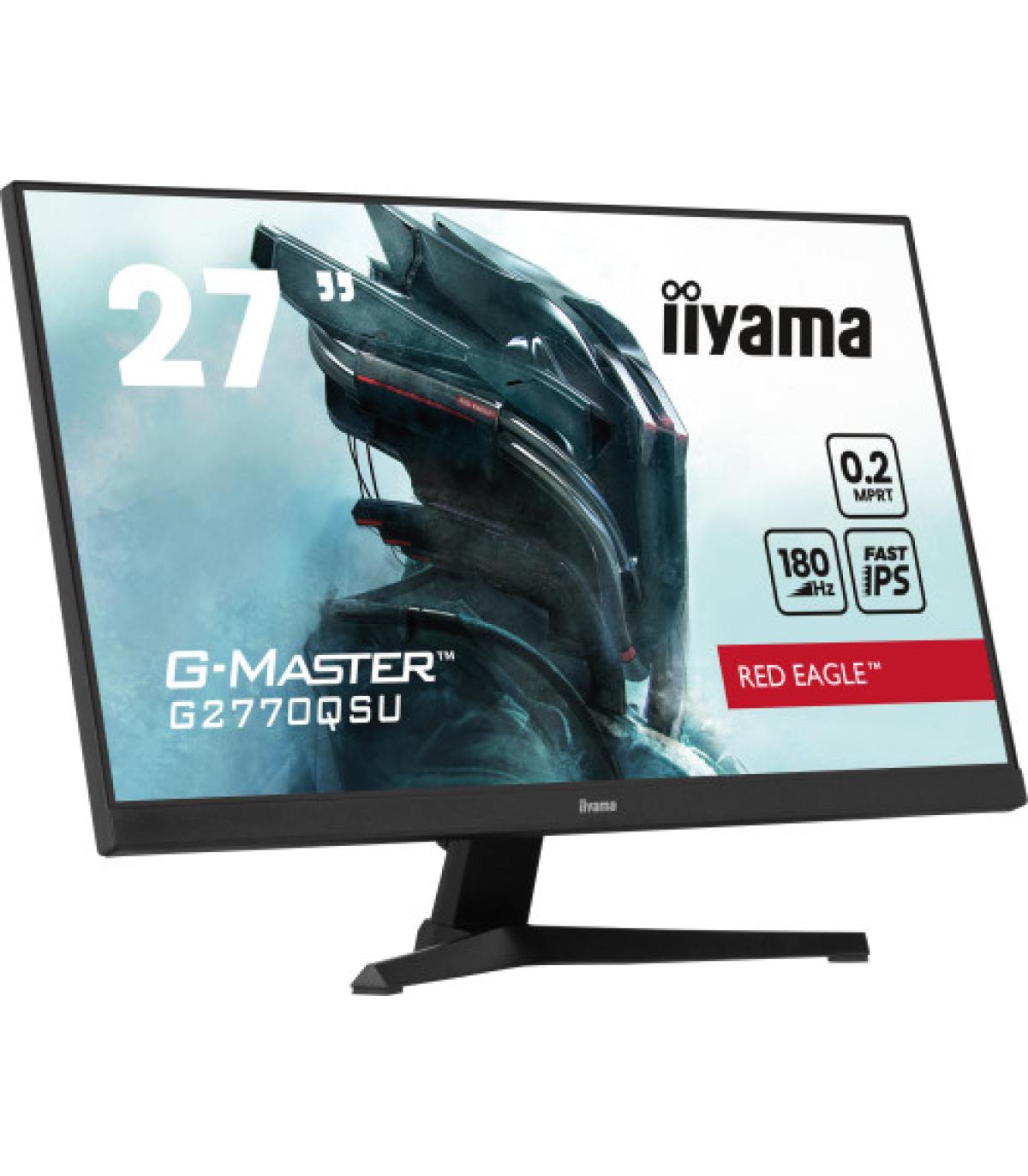MONITOR IIYAMA 27 PULGADAS, IPS 180Hz, FLC, 4x 3.2