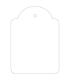 Apli Etiquetas Colgantes Blancas 50 x 70mm 400 U