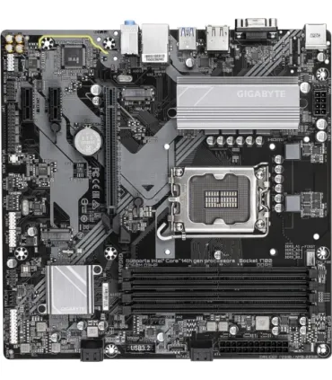 PLACA GIGABYTE B760M D3HP,INTEL,1700,B760,4DDR5,256GB,VGA+HDMI+DP,4SATA+2M.2,5USB3.2,GBLAN,MATX