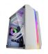 Mars Gaming MC-S1 Caja Compacta Gaming - Iluminacion ARGB 12 Modos - Ventilador FRGB Incluido - Ventana Lateral Completa - Compa