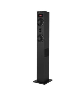 NGS Sky Charm 2.1 Torre de Sonido Bluetooth 80W - Mando a Distancia - Pantalla LED - USB, Radio FM, Aux In y Entrada Optica TV..